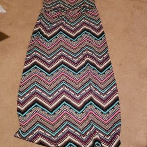 Women's Maxi skirt, medium, w fold waist
